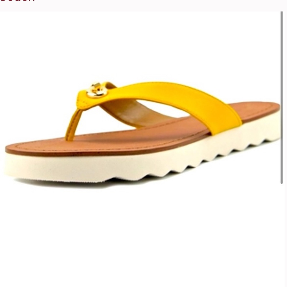 Coach Shelly Flip Flops Size: 9.5